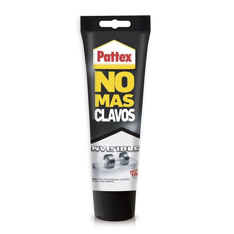 Adhesivo montaje PATTEX No más clavos. Pattex No Mas Clavos Invisible 200Grs