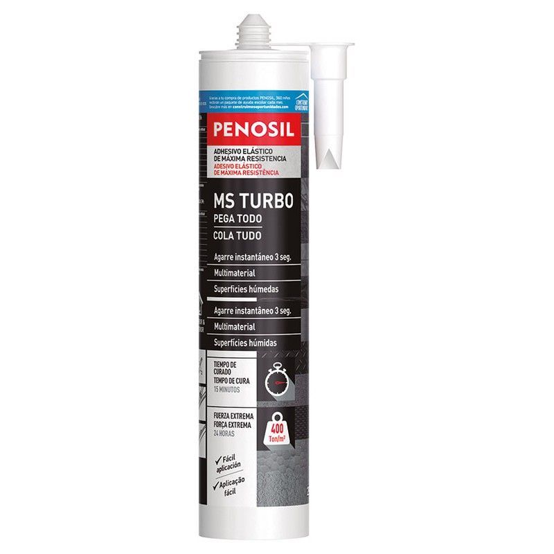 Adhesivo Ms Penosil Turbo 290 Ml. Gris