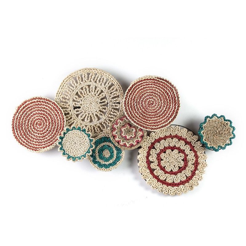 Adorno de Pared de Cuerda, 117x12x58cm