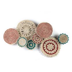 Adorno de Pared de Cuerda, 117x12x58cm