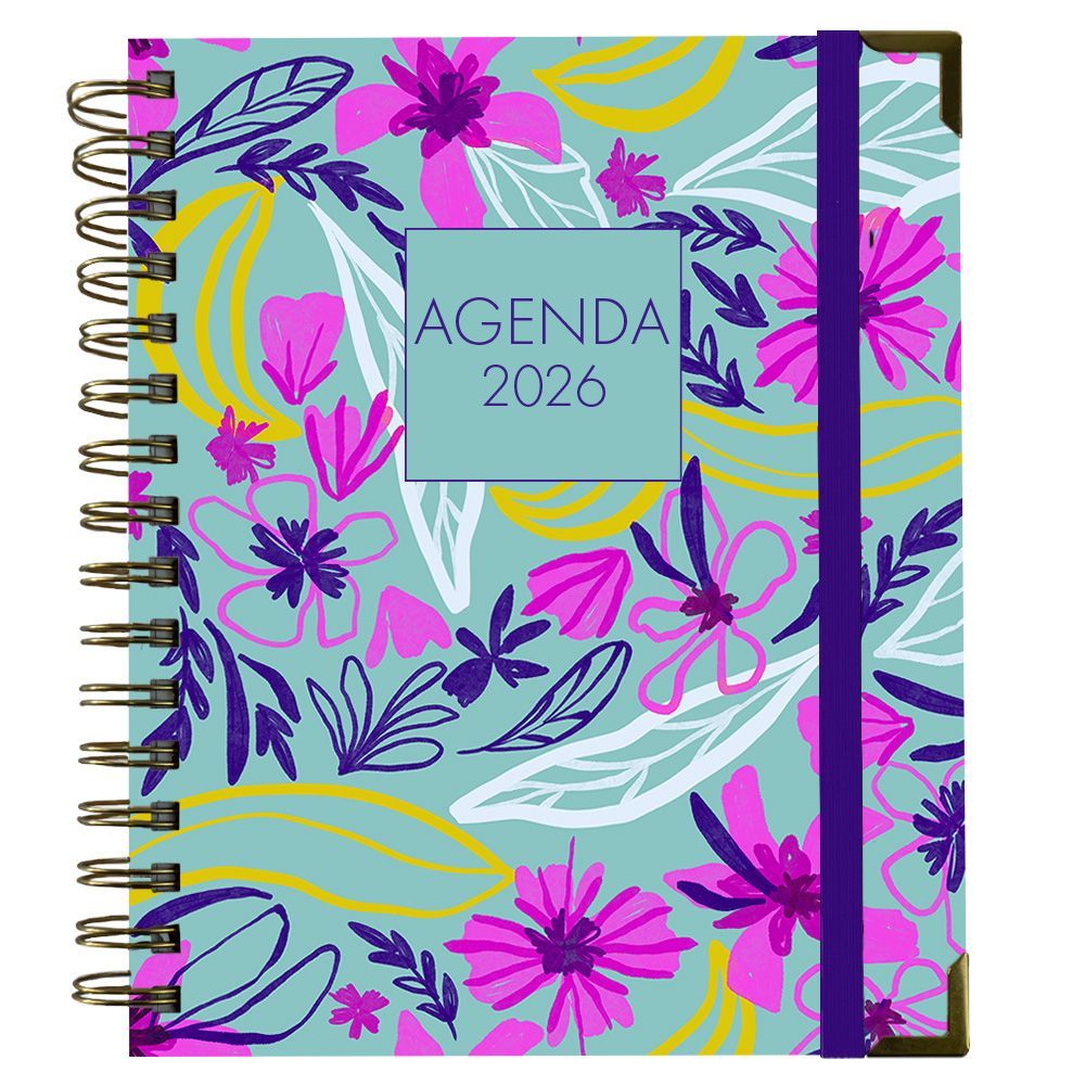 Agenda Anual 2026 Día Página Aloha