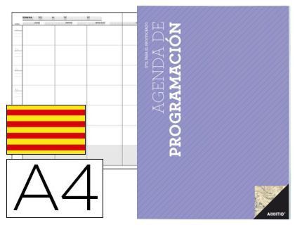 Agenda de Programacion Additio A4 Plan Mensual y Programacion Semanal Del Curso en Catalan