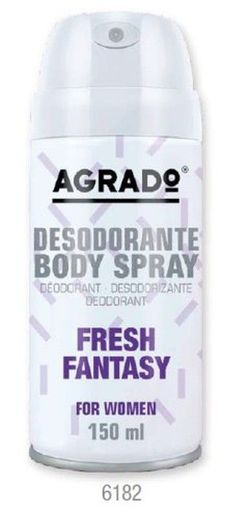 Agrado Deo. Spray Sra. Fresh Fant. 150Ml