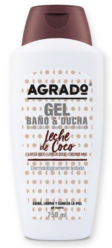 Agrado Gel Baño Leche Coco 750 Ml