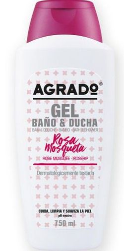 Agrado Gel Baño Rosa Mosqueta 750