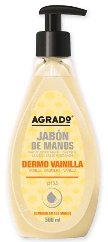 Agrado Jabon Manos Dosif. Vainilla 500Ml