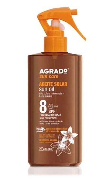 Agrado Solar Aceite 200 Ml Fps-8