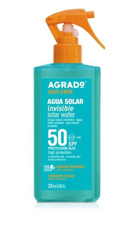 Agrado Solar Agua Invisible 200Ml Fps50+