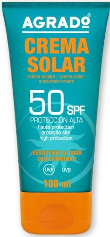 Agrado Solar Crema Tubo 100 Viaje Fp-50
