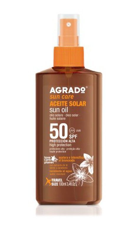 Agrado Viaje Aceite Solar 100 Ml. Fps50