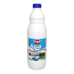 Agua desmineralizada / destilada botella 1l pqs