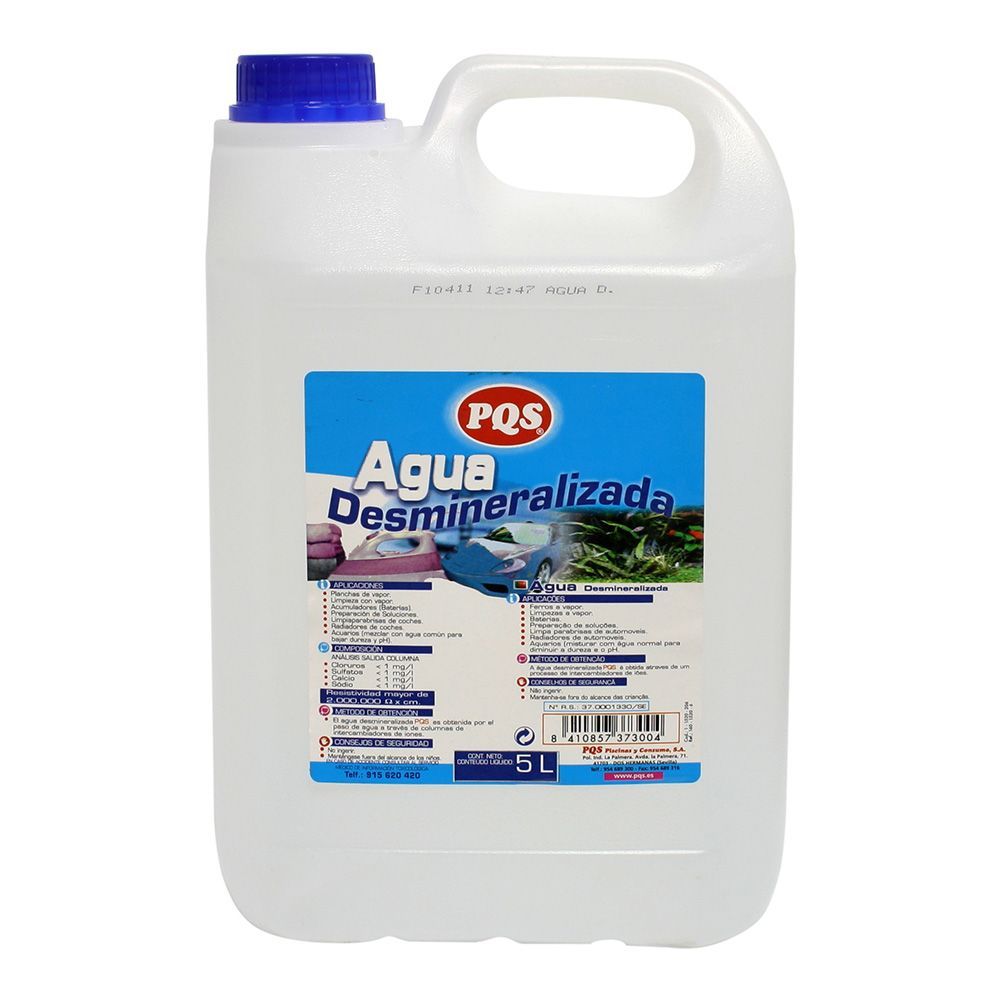 Agua Desmineralizada Garrafa 5 L