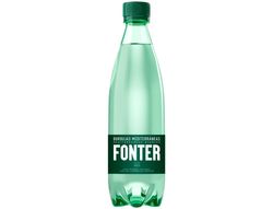 Agua Mineral Natural Con Gas Fonter Botella De 500Ml