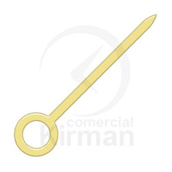 Aguja Reloj Metal Dorado 259116 Tipo Batón (H) Largo 8mm x 150mm Diámetro