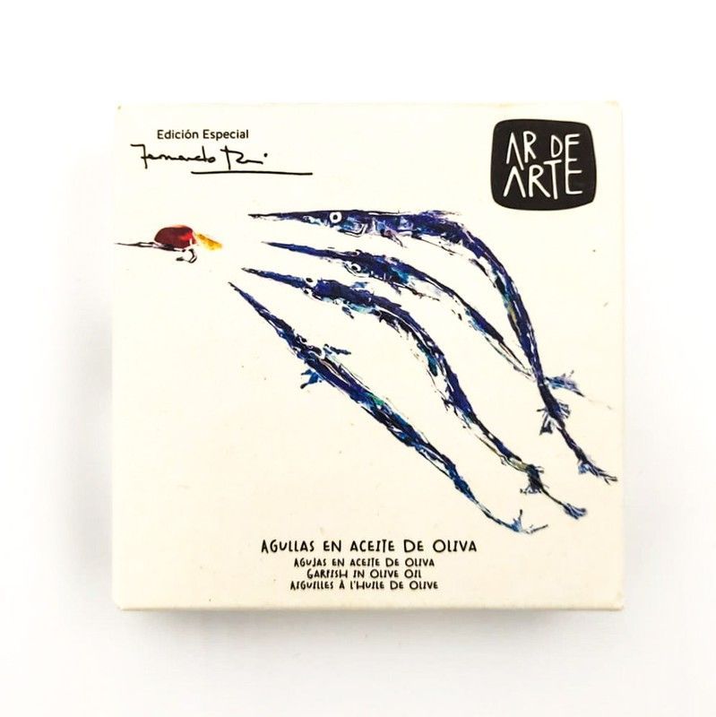Agujas en aceite de oliva Ar de Arte Conservas Galicia Gourmet 110 grs