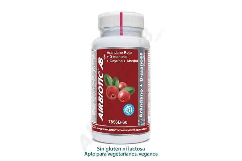 Airbiotic AB Arandano + D Manosa Complex 60 Capsulas