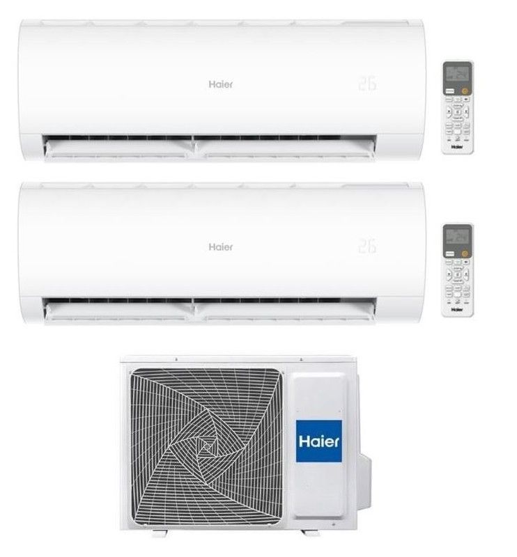 Aire acondicionado 2x1 Haier Perla Premium 25+25