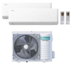 Aire acondicionado 2x1 Hisense Uni Pure White 25+35