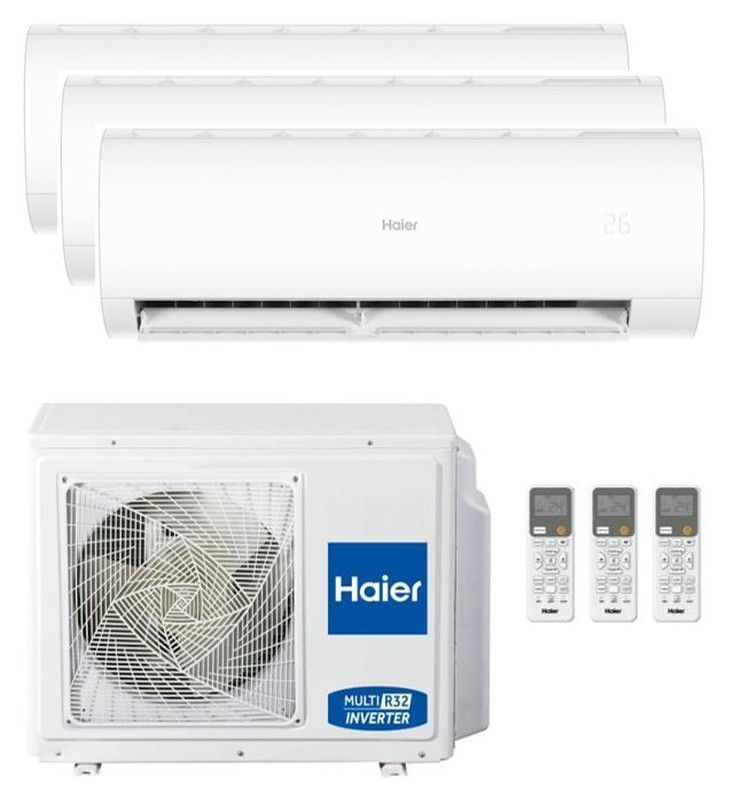 Aire acondicionado 3x1 Haier Perla Premium 25+25+25