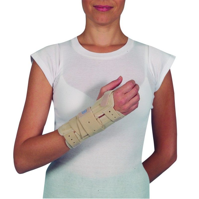 Airmed muñequera larga derecha beige talla s