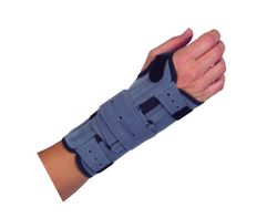 Airmed muñequera larga derecha gris talla l