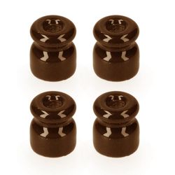 Aislador para cable trenzado marron envasado 4 uni edm