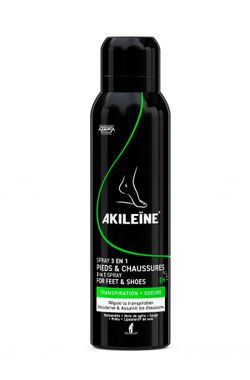 Akileïne Spray 3 en 1 Pies y Calzado 150 ml