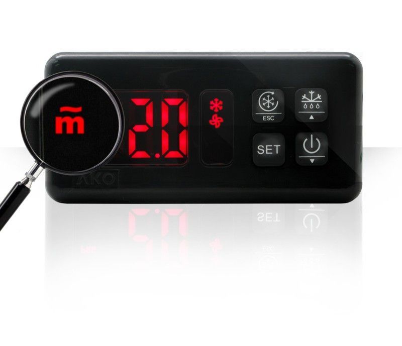 Ako ako-d14423 controlador panel 230v 4 relés + sonda ntc 1