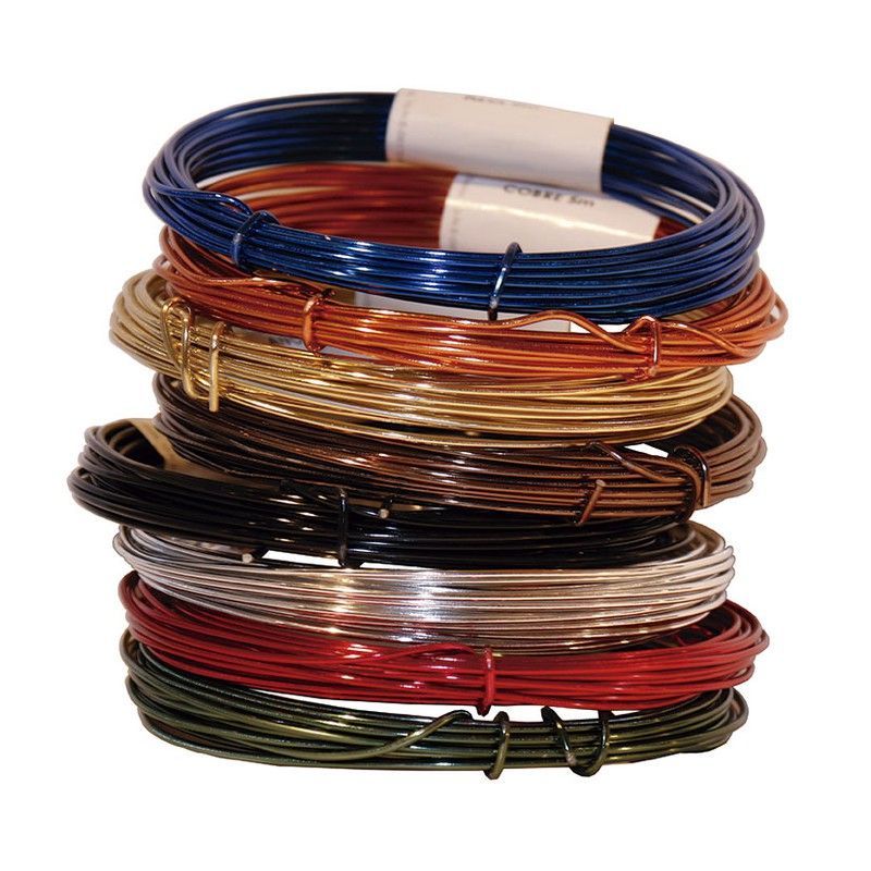 Alambre aluminio anodizado Alambre Alum.Anodizado 1,50Mmx5M. Marron