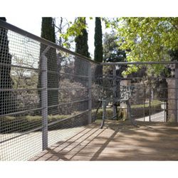 Alambre cuadranet 10X10 1X5M de color gris Nortene