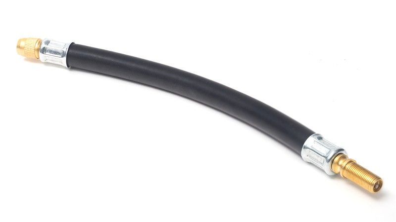 Alargador de válvula neumático tubo flexible goma 210 mm