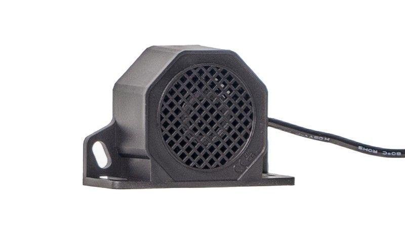 Alarma marcha atras de 97db voltaje DC 10 a 80 V