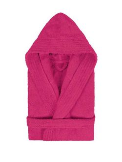 Albornoz Infantil con Capucha Pure 14 años Fucsia