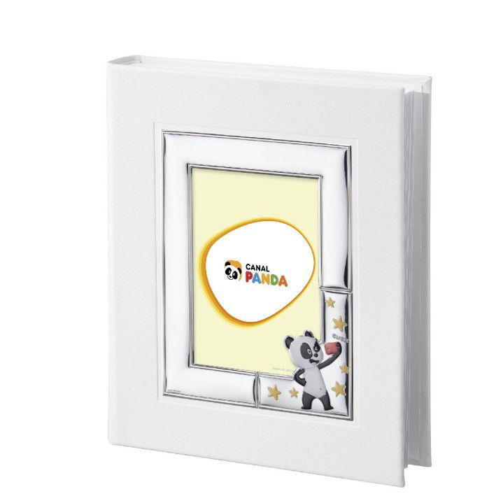 Álbum Cartón Rígido 20x25cm PA3022/20B Panda Porta Foto 9x13cm