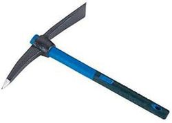 Alcotana de pala-pico con mango de fibra de vidrio Alyco. Referencia 198758.