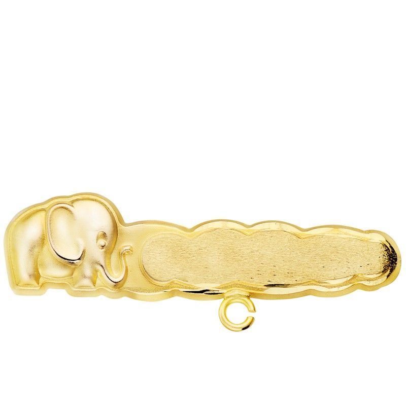 Alfiler Bebe Oro 18kts Elefante 13565