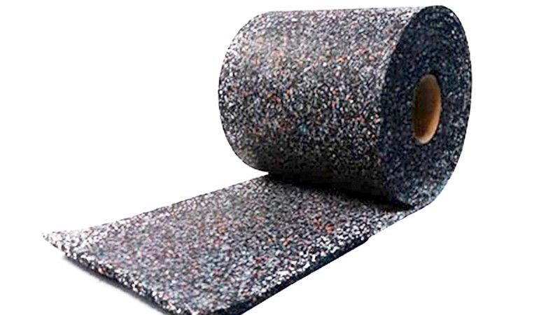 Alfombra antideslizante transporte mercancia palet 5 metros x 8 mm x 25 cm ancho