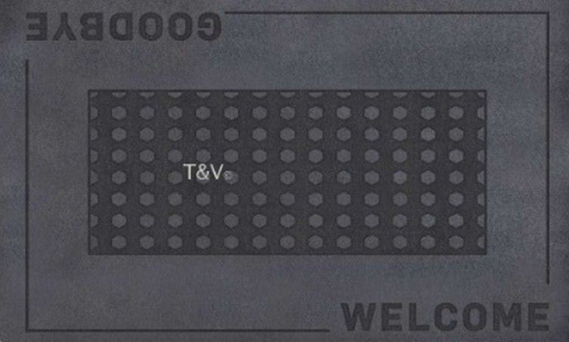 Alfombra con relieve