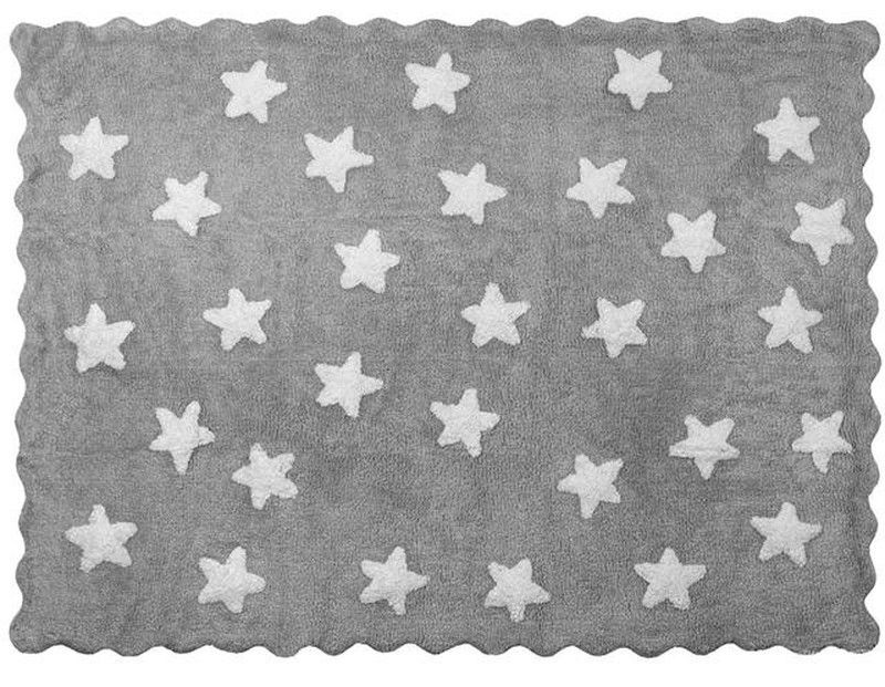 Alfombra Cookie Estrella Gris de Aratextil