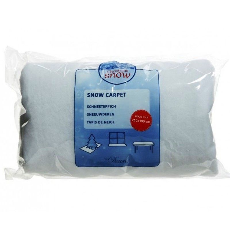 ALFOMBRA DE NIEVE ARTIFICIAL 250 X 100 X H 1cm