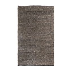 Alfombra de yute en negro, 310 x 200 x 1 cm | Elara