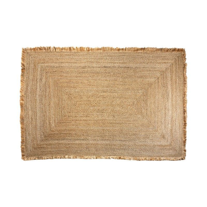 Alfombra de Yute Kisai Beige, 320x212x1cm