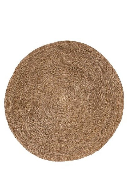 Alfombra de Yute natural 145 cm Ø