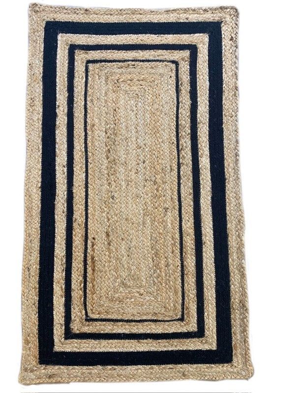 Alfombra de yute rectangular 120 X170 cm
