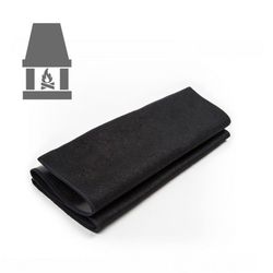 Alfombra ignifuga para chimeneas 100x75 cm.