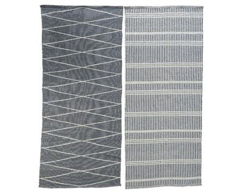 Alfombra sinté tica de rayas 180cm x120cm