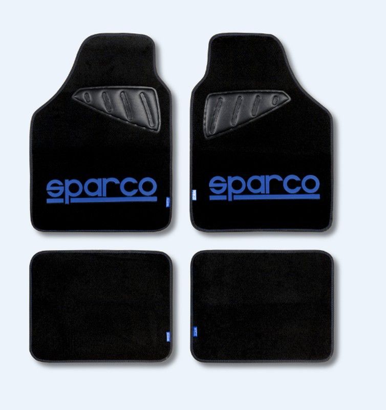 ALFOMBRAS DE MOQUETA SPARCO PARA COCHE LOGO AZUL