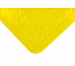 Alfombrilla anti-deslizante rectangular able2 amarillo l 35,5 x b 25,5 cm