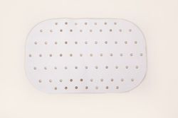 Alfombrilla de baño pequeña anti-patinazos 54 x 35 cm, lima