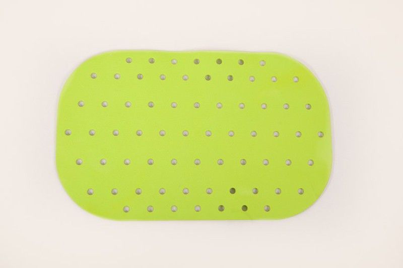 Alfombrilla de baño pequeña anti-patinazos 54 x 35 cm, lima